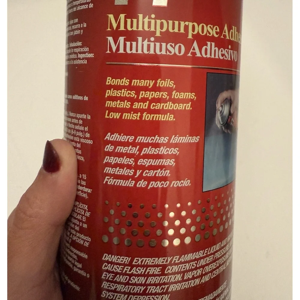 3M Super 77 Multipurpose Spray Adhesive, 16.75 oz (24 fl. oz.)‎